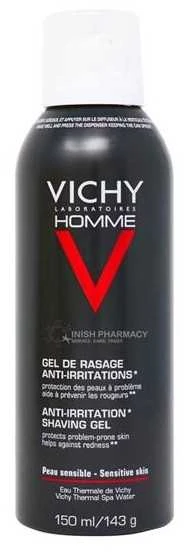 "Vichy Homme" skutimosi gelis nuo sudirginimo 150ml