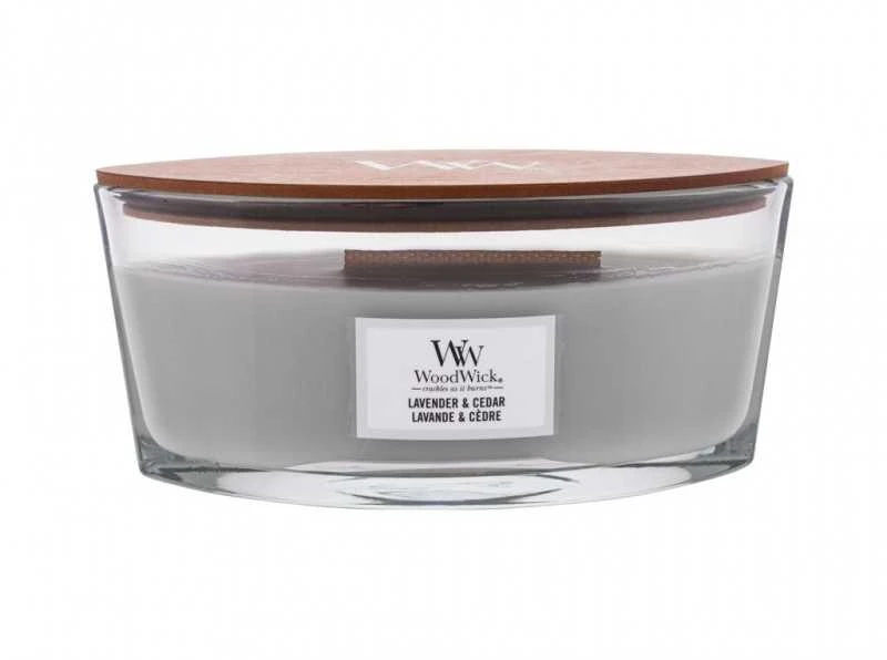 WoodWick Aromatinė žvakė (Lavender & Cedar), 453,6 g