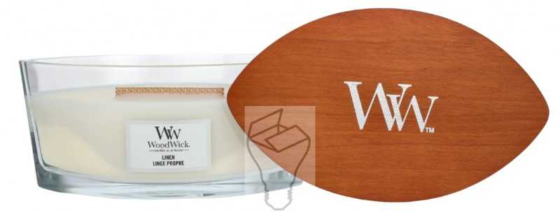 WoodWick Aromatinė žvakė (Linen), 453,6 g