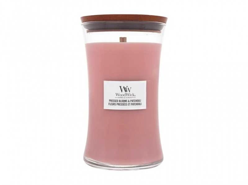 WoodWick Aromatinė žvakė (Pressed Bloom & Patchouli), 609,5 g