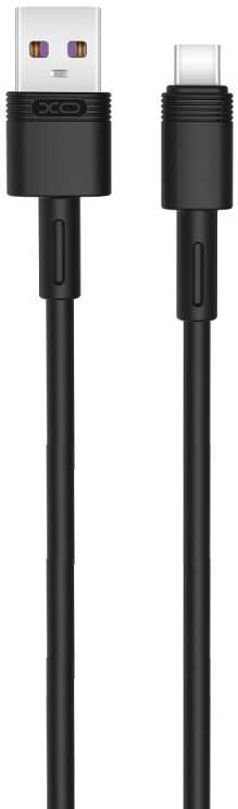 XO kabelis NB-Q166 USB – USB-C 1,0 m 5A juodas