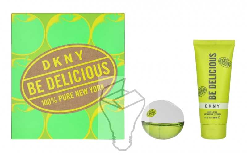 Kvepalų rinkinys moterims York Donna Karan DKNY Be Delicious for Women (DKNY Be Delicious EDP, 30 ml + kūno losjonas 100 ml)