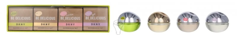 Rinkinys moterims Donna Karan New York DKNY Be Delicious, EDP, 28 ml