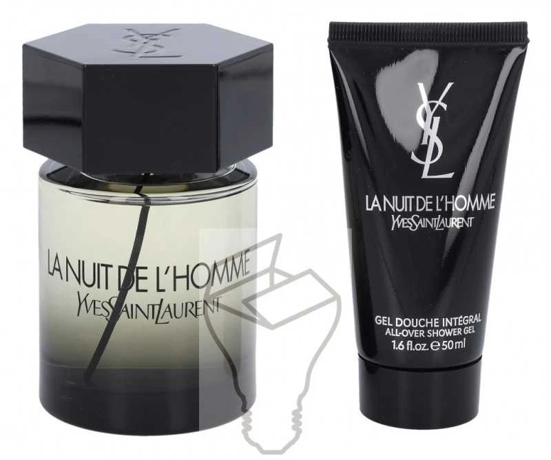 Yves Saint Laurent La Nuit De L'Homme rinkinys vyrams (100 ml EDT + 50 ml dušo gelis)