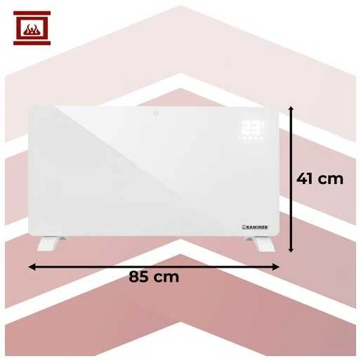 Zelva Kaminer 26573 electric glass radiator