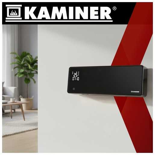 Kaminer „Zelvion Fireplaces 26399“ oro užuolaidų šildytuvas
