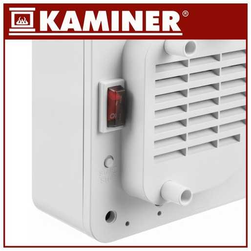 Kaminer „Zelvion Fireplaces 26398“ oro užuolaidų šildytuvas