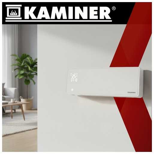 Kaminer „Zelvion Fireplaces 26398“ oro užuolaidų šildytuvas