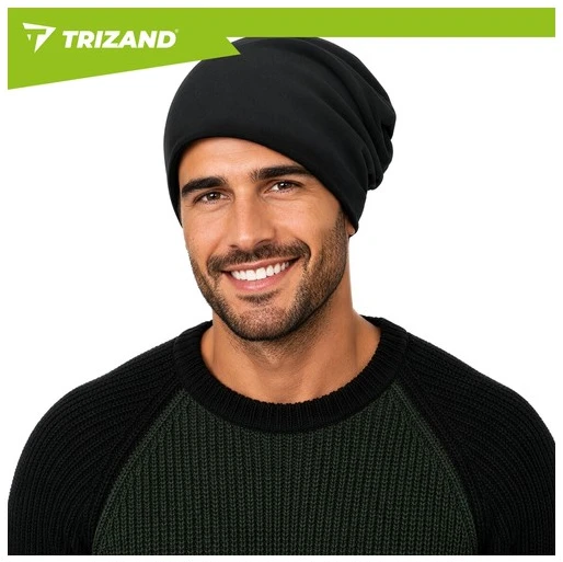 Žieminė kepurė - juodas Trizand