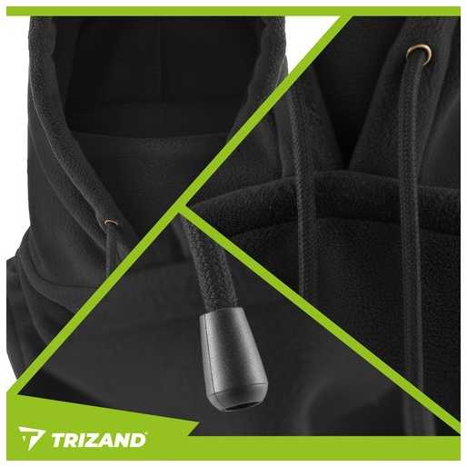 Winter scarf - juodas Trizand 26127