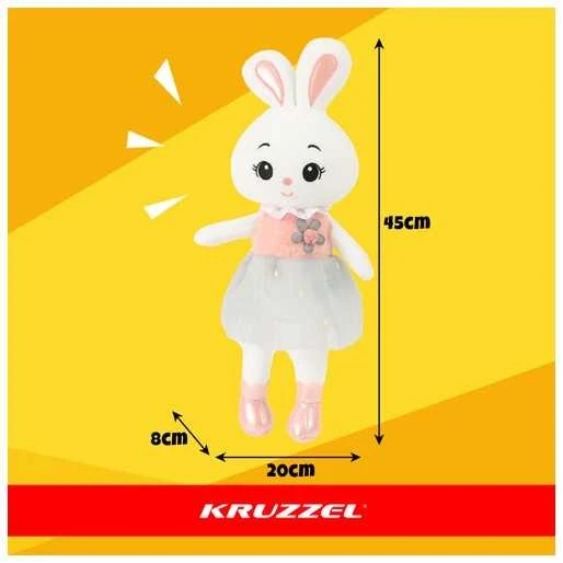 Bunny stuffed animal 45cm Kruzzel 26761