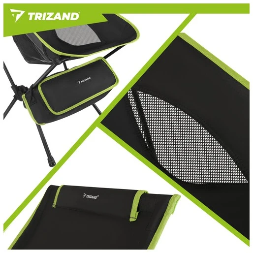 Fishing chair 41x52x86cm juodas Trizand