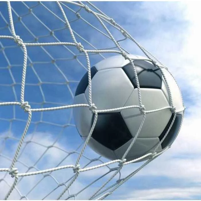 Futbolo vartų tinklas Netex 1,4x1x0,5x0,7m PP3mm (2vnt)