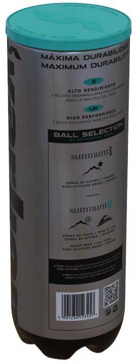 Padelio kamuoliukai Varlion Summum Pro W - Geltona - One Size 3vnt