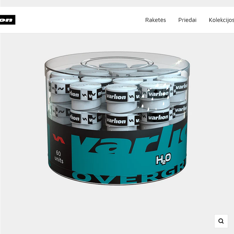 Padelio rakečių overgripas Varlion H2O - Baltas