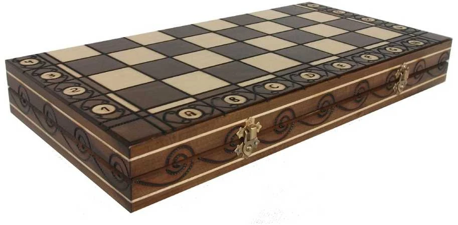 Provechess Šachmatai Consul 490mm x 245cm x 50mm, Karalius 80mm