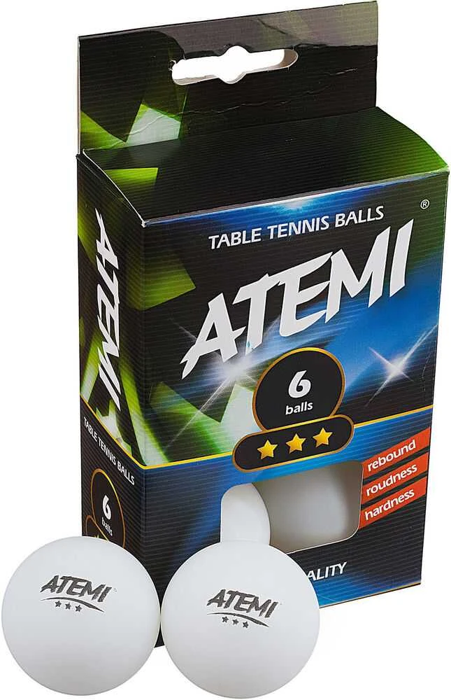 Stalo Teniso Kamuoliukai ATEMI 40+ 3* 6vnt