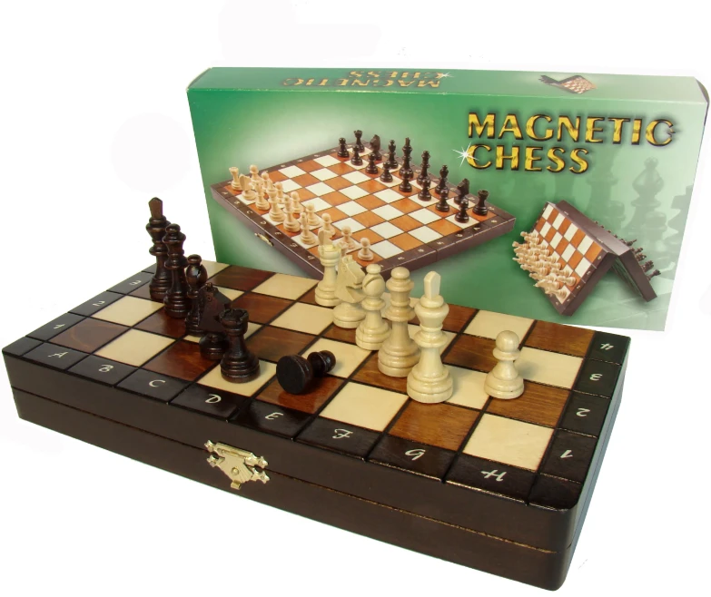 Provechess Magnetiniai šachmatai Magnetic Small 280x140x40mm, karalius 60mm