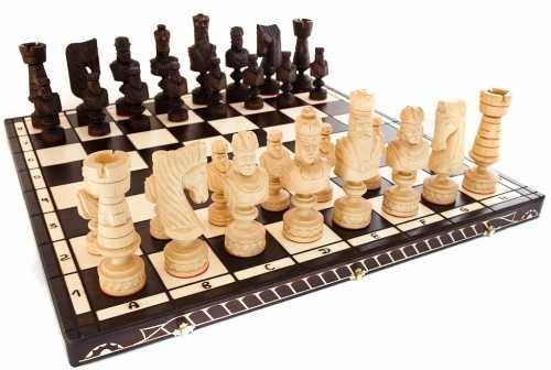 Provechess Šachmatai Cezar Small 600x300x70mm, karalius 140mm