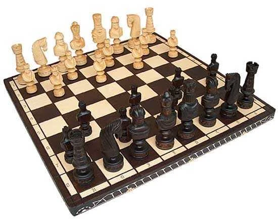 Provechess Šachmatai Cezar Small 600x300x70mm, karalius 140mm