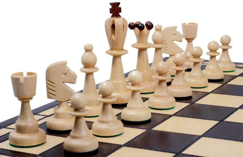 Provechess Šachmatai ir šaškės (Big) 500x250x60mm, karalius 100mm