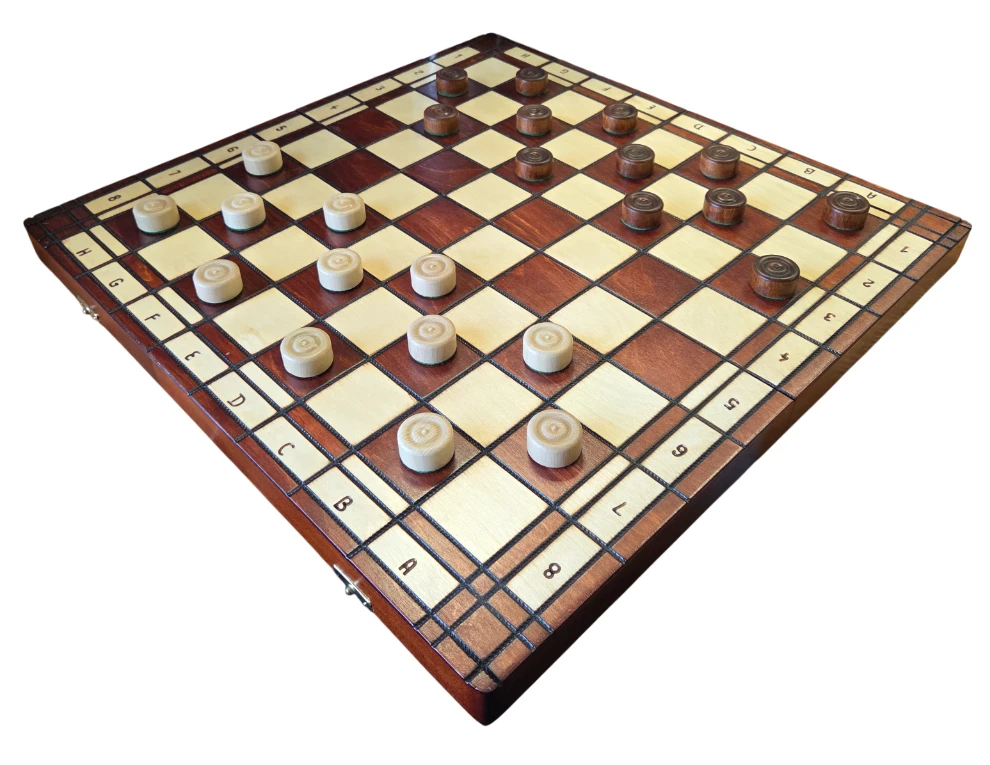 Provechess Šachmatai ir šaškės (Big) 500x250x60mm, karalius 100mm