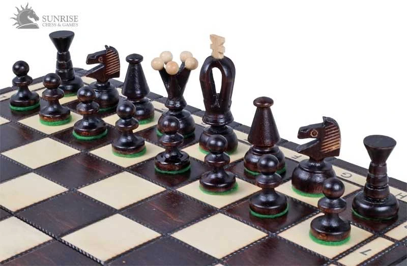 Provechess Šachmatai King's Medium 360x180x50mm, karalius 60mm