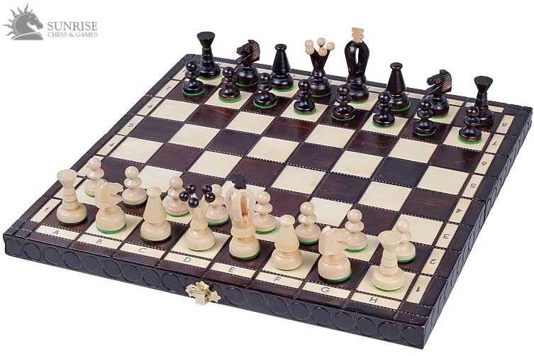 Provechess Šachmatai King's Medium 360x180x50mm, karalius 60mm