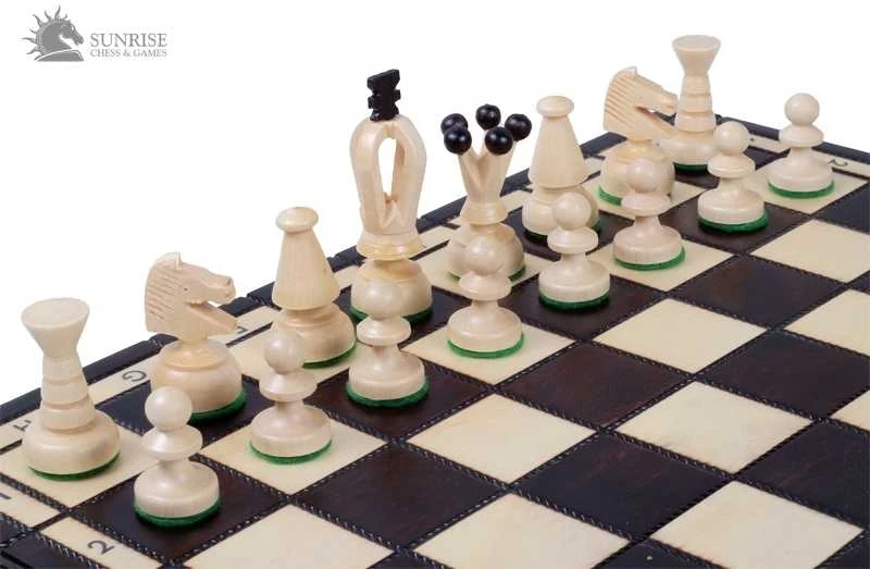 Provechess Šachmatai King's Medium 360x180x50mm, karalius 60mm