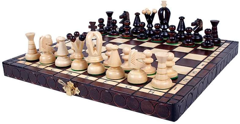 Provechess Šachmatai King's Small 300x150x50mm, karalius 60mm