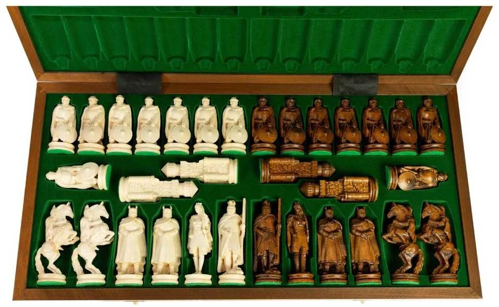 Provechess Šachmatai Knight 645x323x80mm, karalius 125mm