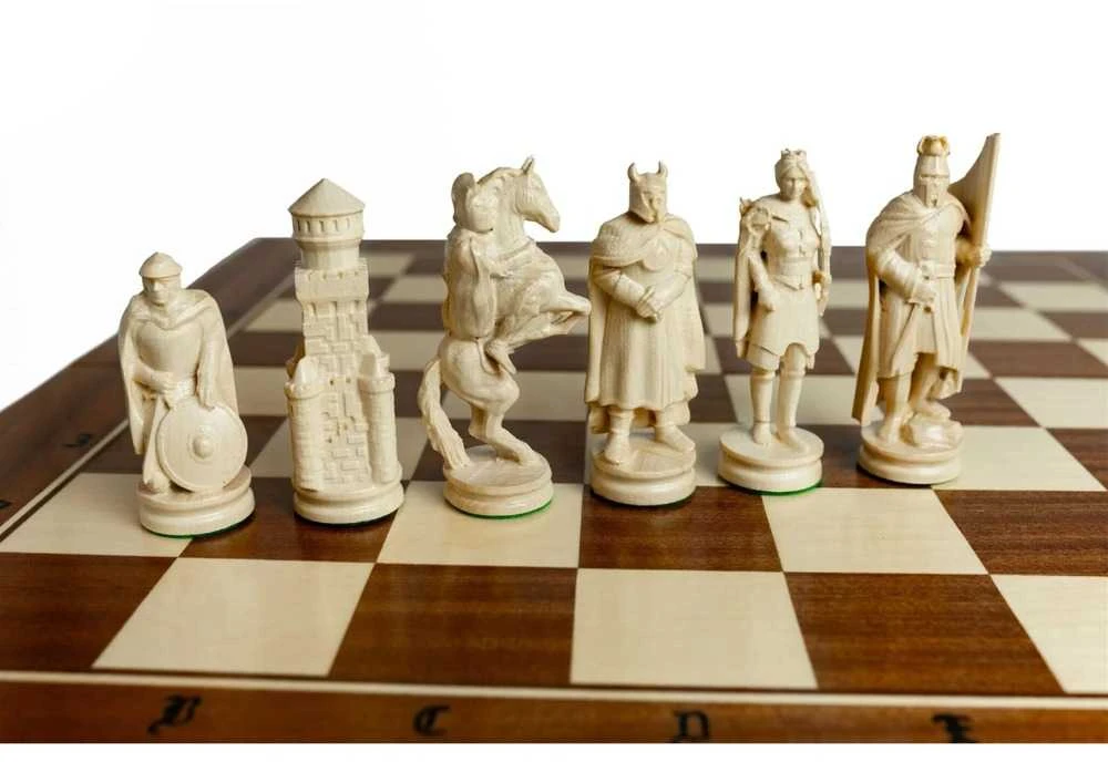 Provechess Šachmatai Knight 645x323x80mm, karalius 125mm