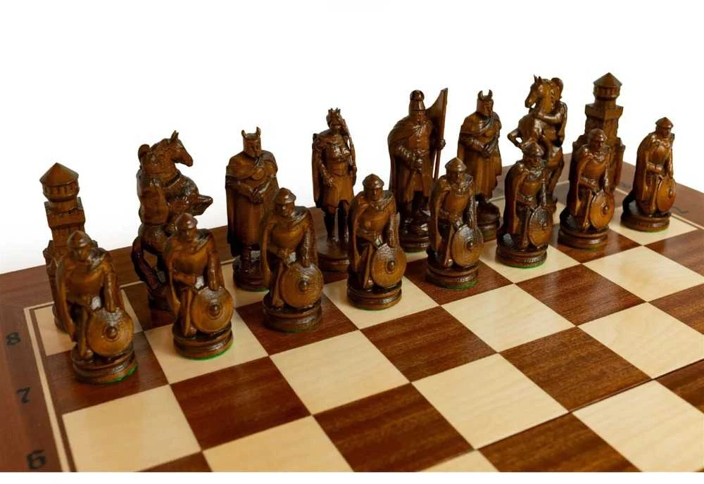 Provechess Šachmatai Knight 645x323x80mm, karalius 125mm