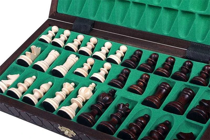 Provechess Šachmatai Olympic Small 360x180x50mm, karalius 65mm