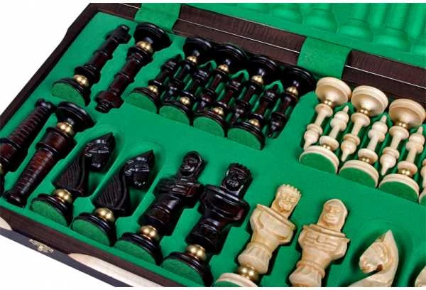Provechess Šachmatai Royal DE LUX 650x325x80mm, karalius 130mm