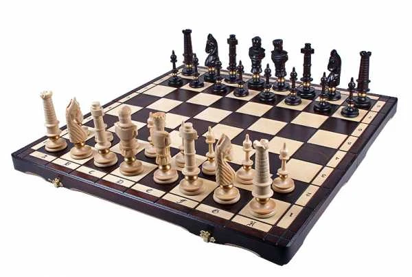 Provechess Šachmatai Royal DE LUX 650x325x80mm, karalius 130mm