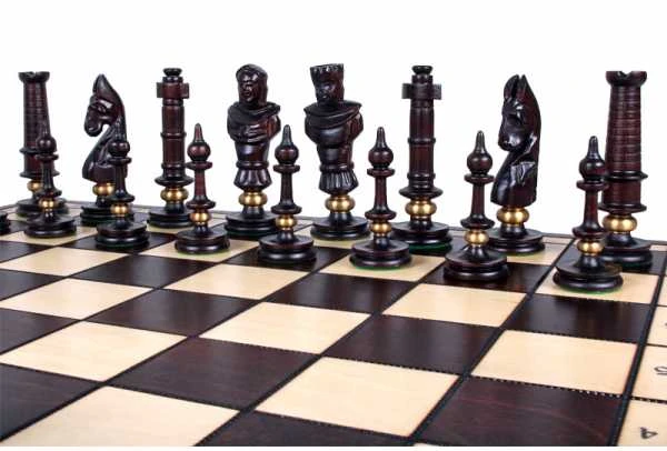 Provechess Šachmatai Royal DE LUX 650x325x80mm, karalius 130mm