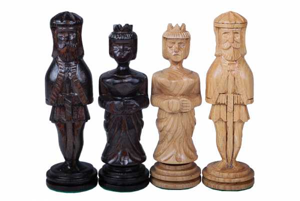 Provechess Šachmatai Royal OAK 650x325x80mm, karalius 150mm ąžuoliniai (Ekskliuzyvas)