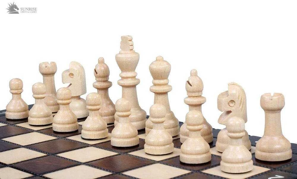 Provechess Šachmatai School 270x135x40mm, karalius 60mm