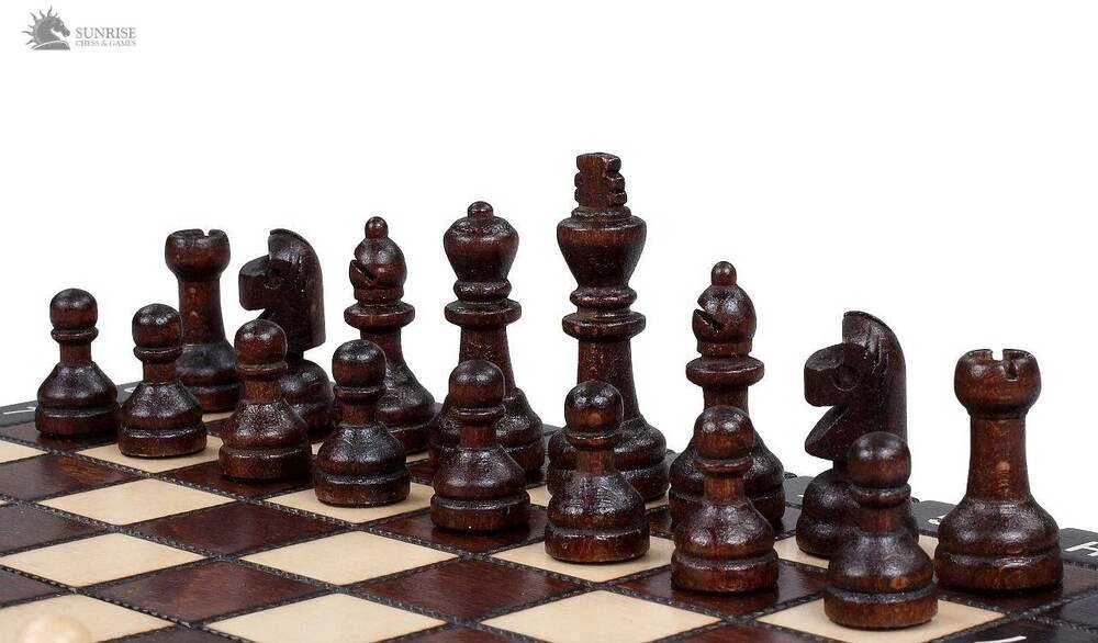 Provechess Šachmatai School 270x135x40mm, karalius 60mm