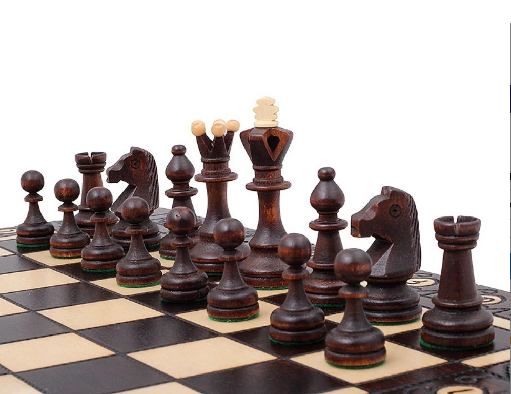 Provechess Šachmatai SENATOR 420x210x50 mm, Karalius 85 mm