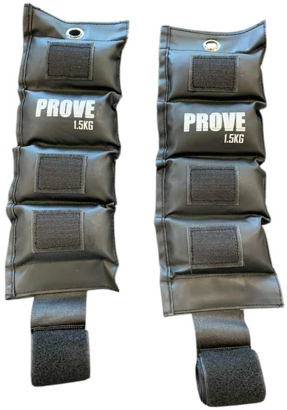 Svoriai kojoms ir riešams Prove Studio 1,5kg (dirbtinė oda)