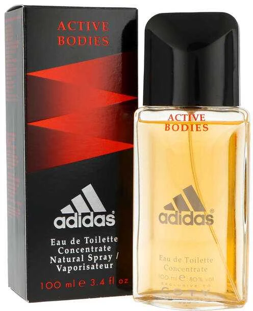 Adidas Active Bodies EDT tualetinis vanduo vyrams, 100 ml