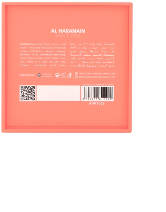 Al Haramain L'Aventure Rose EDP parfumuotas vanduo moterims, 100 ml