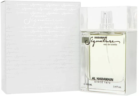 Al Haramain Signature Sidabrinis EDP parfumuotas vanduo Unisex, 100 ml