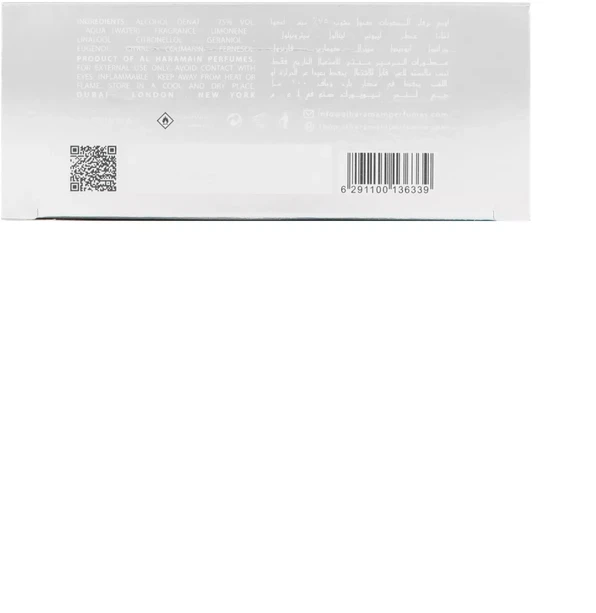 Al Haramain Signature Sidabrinis EDP parfumuotas vanduo Unisex, 100 ml