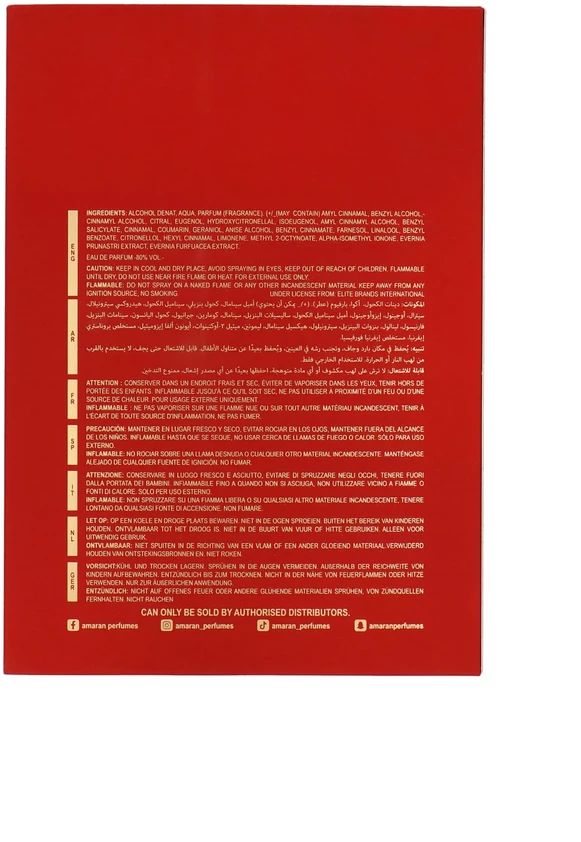 Amaran Exclusive Taraf Rouge EDP 100ml