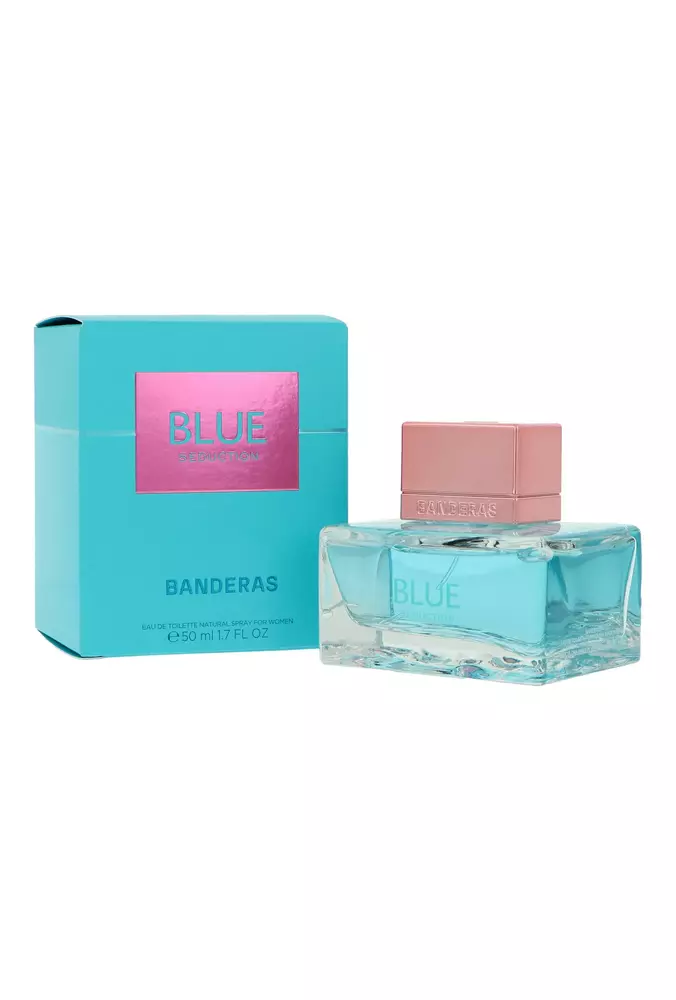 Antonio Banderas „Mėlyna Seduction“ moterims skirtas tualetinis vanduo purškiamas 50 ml