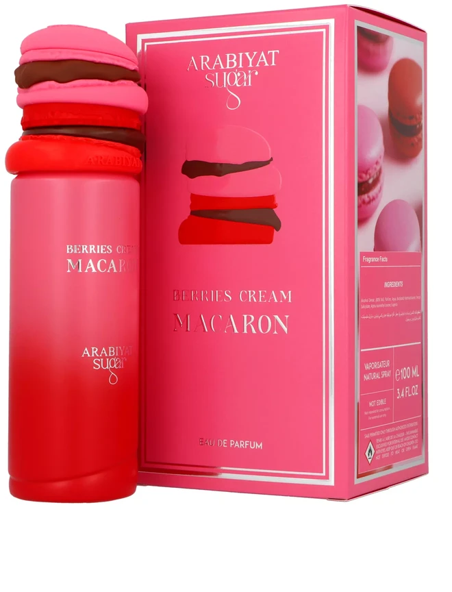 Arabiyat Sugar Berries Kreminis Macaron EDP parfumuotas vanduo moterims, 100 ml