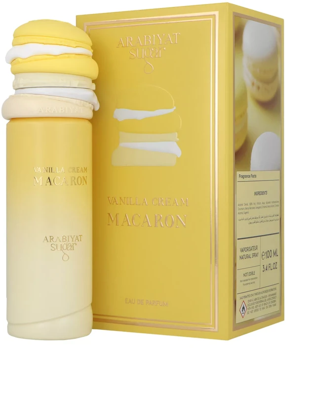 Arabiyat Sugar Vanilla Kreminis Macaron EDP parfumuotas vanduo unisex, 100 ml